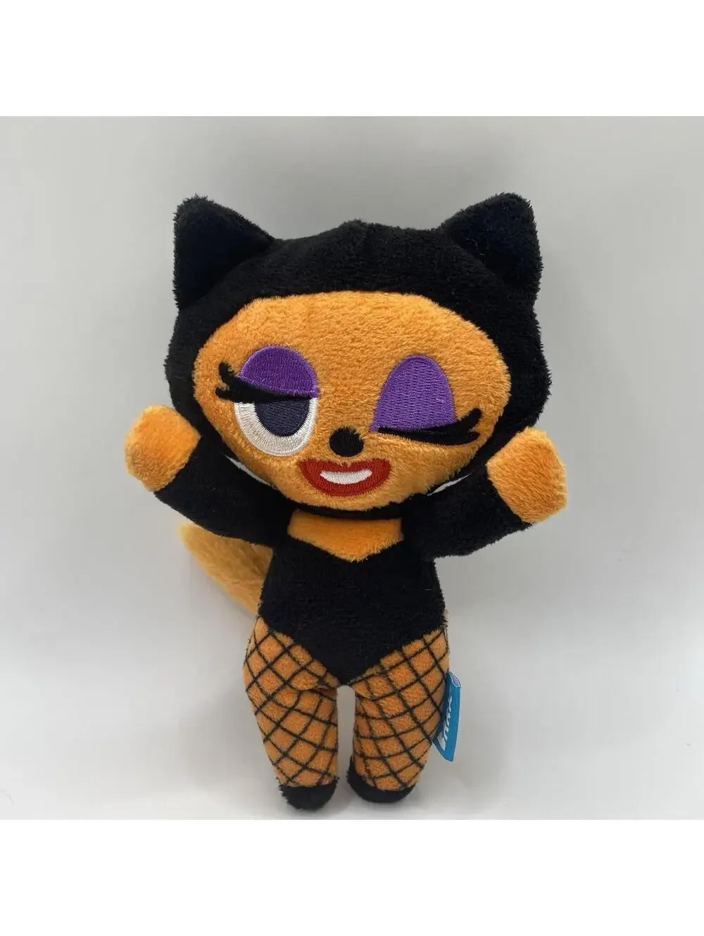 Bark Box “ Catsuit Kitten “ Dog Toy Cat in Sexy Kitten Costume with Fishnets